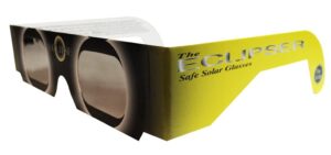solar eclipse glasses - iso certified, ce approved - 3 pairs - "yellow sun" - solar shades