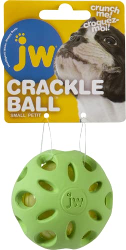 JW Pet Crackle Heads Crackle Ball, Small