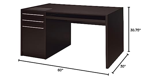Coaster Furniture Ontario Connect-It Computer Desk Cappuccino 800982