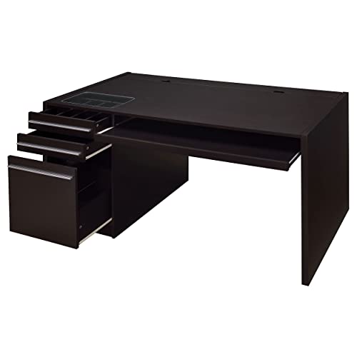 Coaster Furniture Ontario Connect-It Computer Desk Cappuccino 800982
