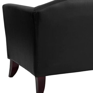 Flash Furniture HERCULES Imperial Series Black LeatherSoft Loveseat