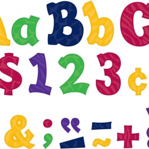 Teacher Created Resources Multicolor Sassy Animal 3-Inch Sassy Font Letters