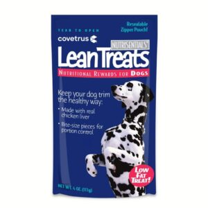 Covetrus Nutrisential Lean Treats for Dogs - Soft Dog Treats for Small, Medium & Large Dogs - Nutritional Low Fat Bite Size K9 Treats - Chicken Flavor - 3 Pack - 4oz