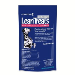 Covetrus Nutrisential Lean Treats for Dogs - Soft Dog Treats for Small, Medium & Large Dogs - Nutritional Low Fat Bite Size K9 Treats - Chicken Flavor - 3 Pack - 4oz