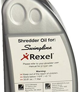 GBC Shredder Oil, For Self Oil TAA Compliant Shredders, 1 Liter (1753190)