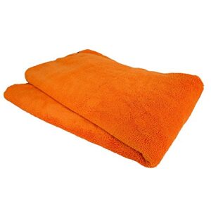 chemical guys mic_725 microfiber drying towel (36" x 25") , orange