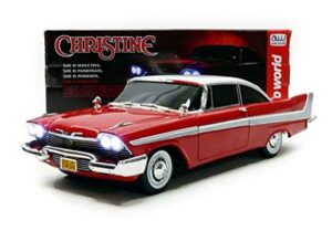 1/18 '58 plymouth fury stephen king christine die cast movie car, multicolored (awss102)