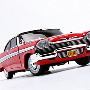 1/18 '58 Plymouth Fury Stephen King Christine Die Cast Movie Car, Multicolored (AWSS102)