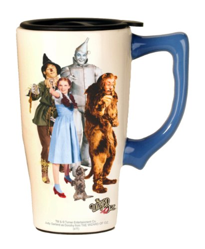 Spoontiques - Ceramic Travel Mugs - Wizard Of Oz Cup - Hot or Cold Beverages - Gift for Coffee Lovers