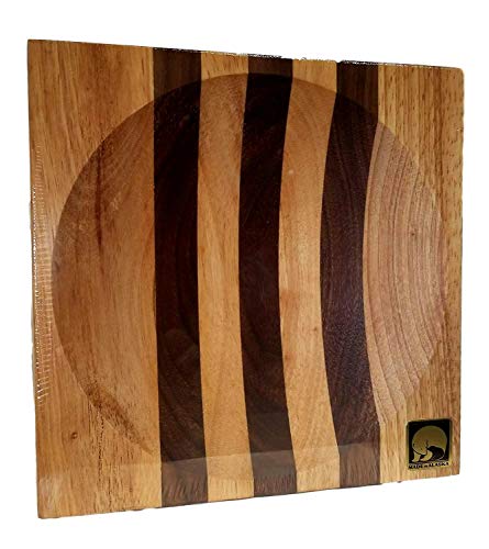 New Alaska Ulu Chopping Bowl Board (Large 8 Inch- Use for 6 Inch ulu Blade)