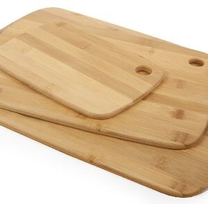 Core Bamboo Classic Cutting Board Combo Pack, Natural, Small/Medium/Large