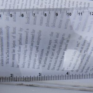 12-Pack Pocket Magnifier with 6-Inch Ruler - 3X Magnification, Bookmark Page Magnifier, Business and Personal Magnifier, Ideal for Seniors, Purse Magnifier