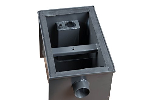 Wentworth 8 Pound Commercial Grease Trap Interceptor for Restaurant Under Sink Kitchen, 4 GPM, WP-GT-4