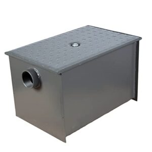 Wentworth 40 Pound Commercial Grease Trap Interceptor for Restaurant Under Sink Kitchen, 20 GPM, WP-GT-20