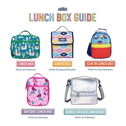 Wildkin Kids Insulated Lunch Bag for Boys & Girls, Reusable Lunch Bag is Perfect for Daycare & Preschool, Ideal for Packing Hot or Cold Snacks for School & Travel Lunch Bags(Trains, Planes and Trucks)