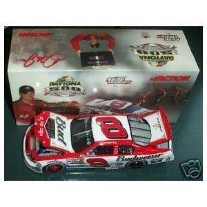 dale earnhardt jr #8 daytona 500 15 february 2004 budweiser born on date win raced version 1/24 scale action racing collectables limited edition hoto