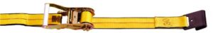 kinedyne (512720) 2" x 27' cargo ratchet strap with flat hook and wide handle ratchet