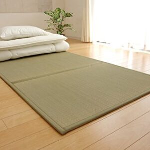 IKEHIKO Japanese Traditional Igusa (Rush grass) Tatami Mattress, Twin XL. Made in Japan