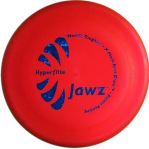 hyperflite jawz flying puncture-resistant spot competition dog disc, mango, 8.75-inch