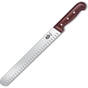 victorinox vic-40251 wood slicing - straight 14" wide granton blade 1½" width at handle