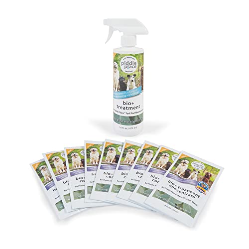 PetSafe Piddle Place Bio+ Treatment 9-Week Supply Combo Pack, Dog and Cat Odor Eliminator