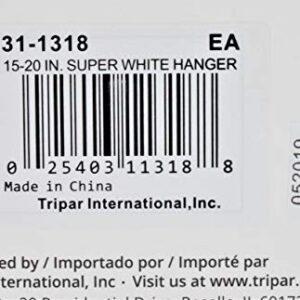 Displays & Hangers 15"-20" Super White Hanger