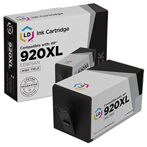 ld remanufactured ink cartridge replacement for hp 920xl cd975an high yield (black)