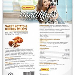 Healthfuls Chicken Wrapped Sweet Potato Dog Treats, 16oz