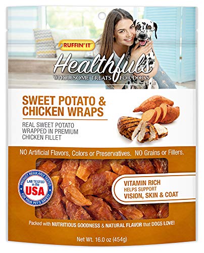 Healthfuls Chicken Wrapped Sweet Potato Dog Treats, 16oz