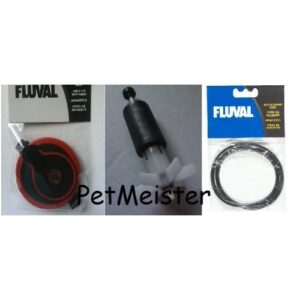 Fluval 406 Motor Head Maintenance Kit, A20093,Black