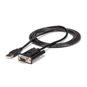 startech.com usb to serial rs232 adapter - db9 serial dce adapter cable with ftdi – null modem - usb 1.1 / 2.0 – bus-powered (icusb232ftn)
