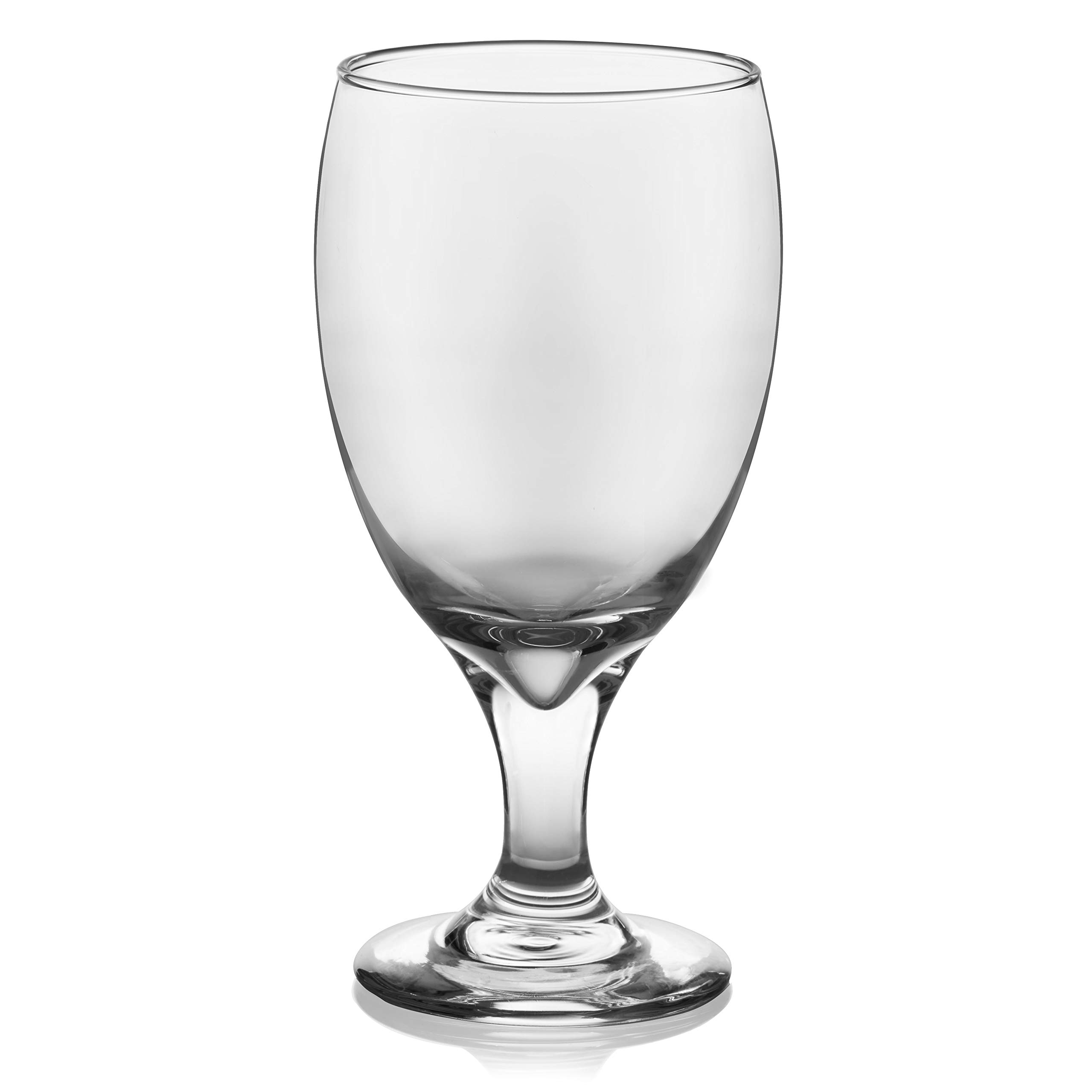 Libbey Classic Goblet Party Glasses, 16.25-ounce, Set of 12