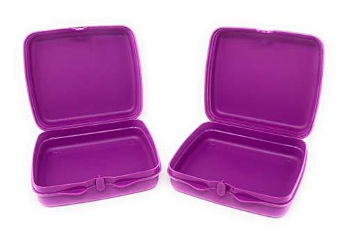 Sandwich Keeper Set in Purple By Tupperware