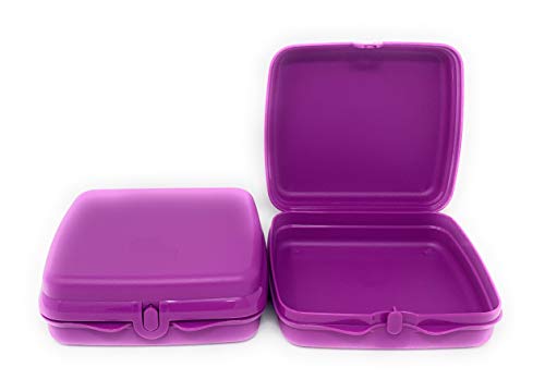 Sandwich Keeper Set in Purple By Tupperware