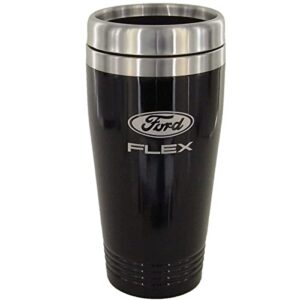 ford flex black travel mug