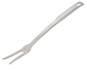 hic kitchen serving fork with long handle, 18/8 stainless steel, 12.5-inch