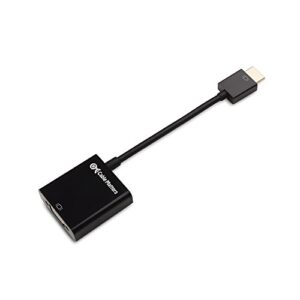 Cable Matters HDMI to VGA Adapter (HDMI to VGA Converter/VGA to HDMI Adapter) in Black