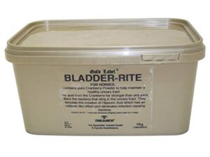 bladder-rite, gold label, horse supplement, contains cranberry for healthy