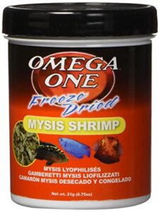 omega one freeze dried mysis shrimp, 0.75 oz