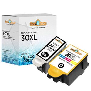 2 pack 30b/30c xl compatible ink cartridge for kodak hero 3.1, 5.1 esp c310 c315 2150 2170