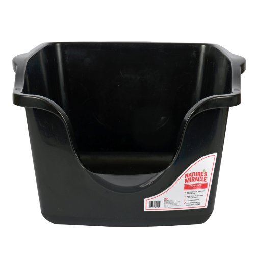 Nature's Miracle High-Sided Litter Box, 23 x 18.5 x 11 inches