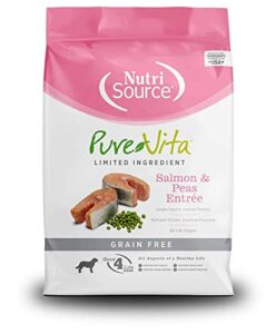 pure vita grain free - salmon & peas entree - 25 lb