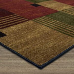 Mohawk Home Alliance Area Rug, 5 x 8 Feet, Red