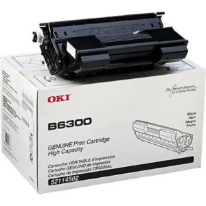 oki 52114502 b6300 b6300dn b6300n b6300nmx toner cartridge (black) in retail packing