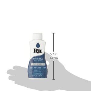 Rit Purpose Liquid Dye, 236ml, Denim Blue