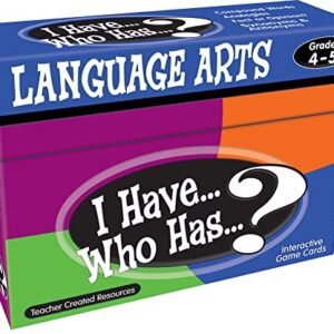 Teacher Created Resources 4&5 I Have Language Arts Game, Multi, 5.5 x 1.75 x 4 inches