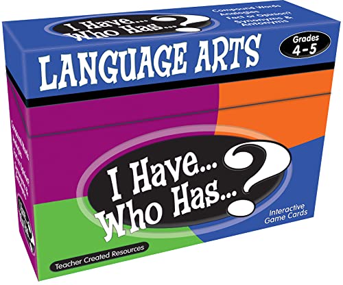 Teacher Created Resources 4&5 I Have Language Arts Game, Multi, 5.5 x 1.75 x 4 inches