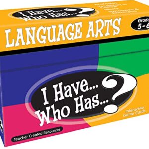 Teacher Created Resources 5&6 I Have Language Arts Game Multi, 5-1/2 x 4 x 1-3/4