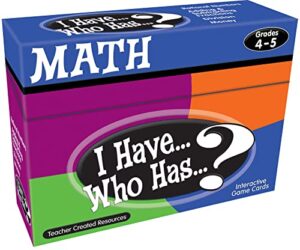 teacher created resources i have… who has…? math grades 4-5 (7833)