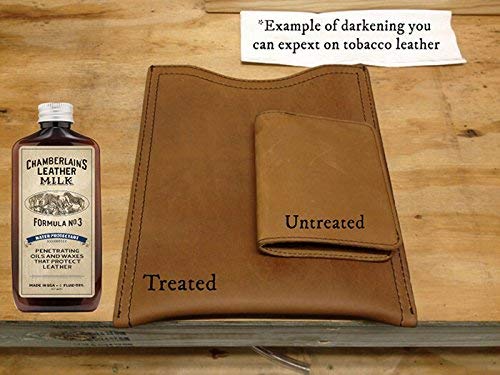 Leather Milk Leather Water Repellent and Protector - Water Protectant No. 3 - All Natural, Non-Toxic Water Proofer and Liquid Sealant. Made in The USA. 2 Sizes. Includes Premium Applicator Pad!